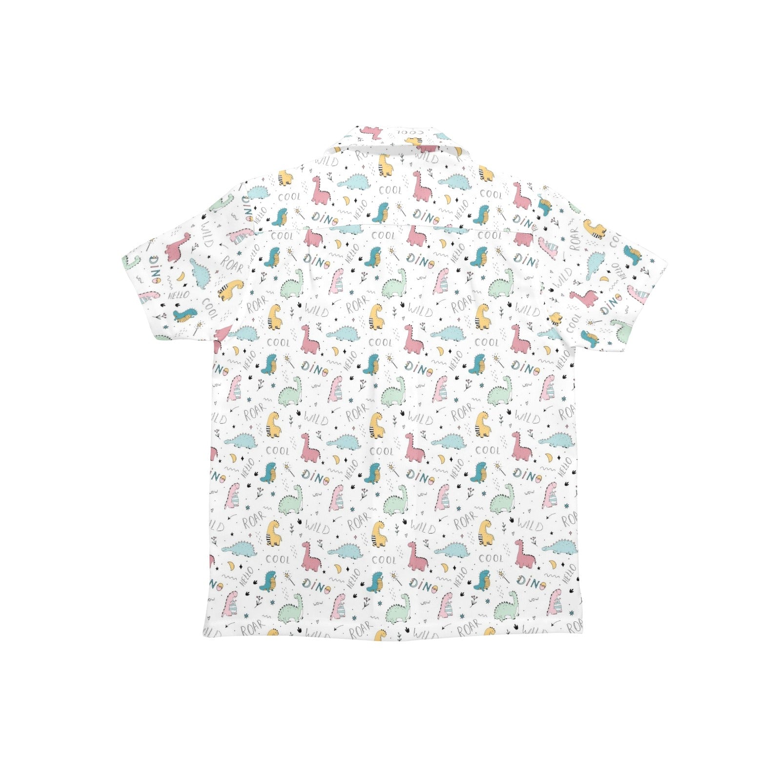 Quirky Dinosaurs Junior Kids Hawaiian Shirt