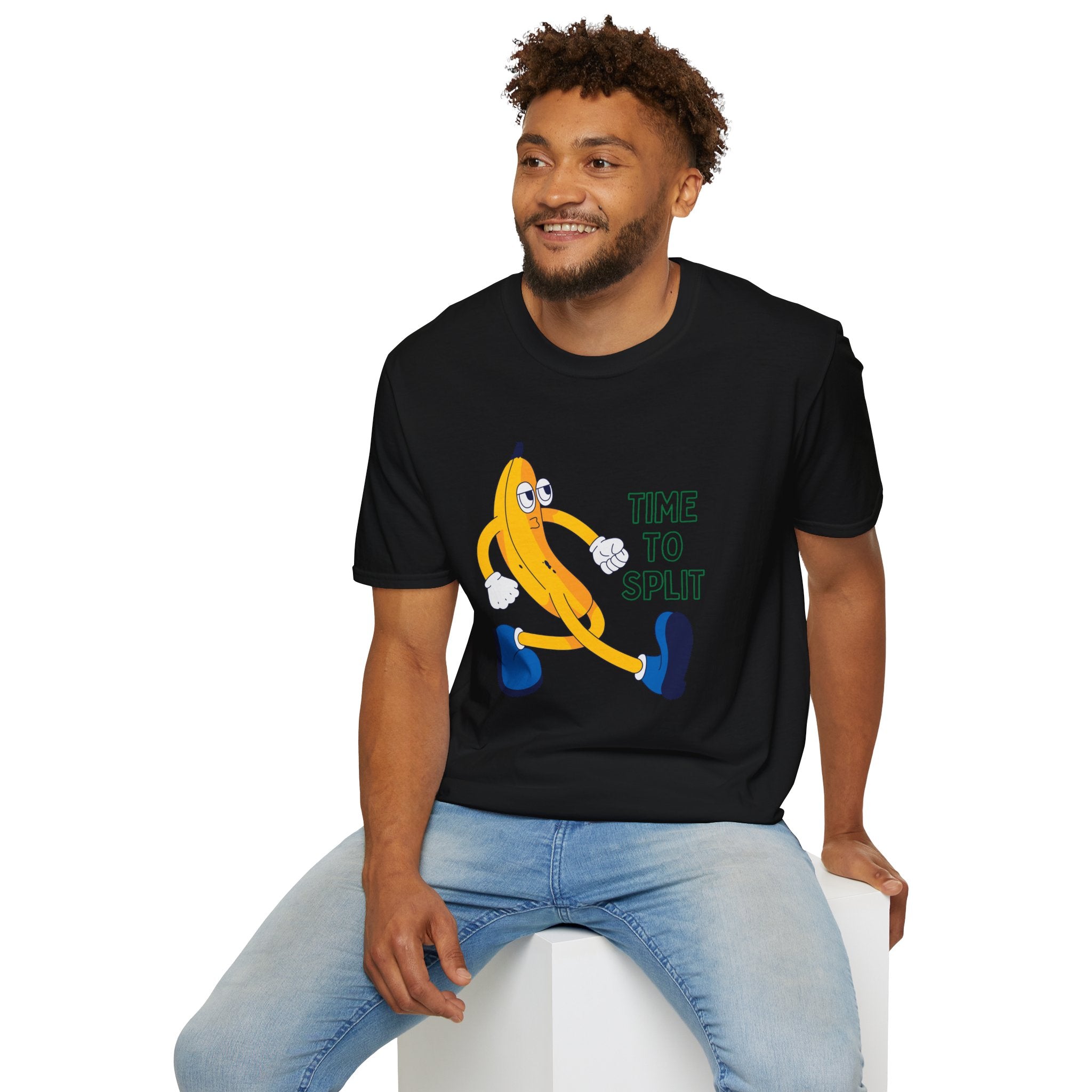 Banana, Time To Split - Unisex Softstyle T-Shirt