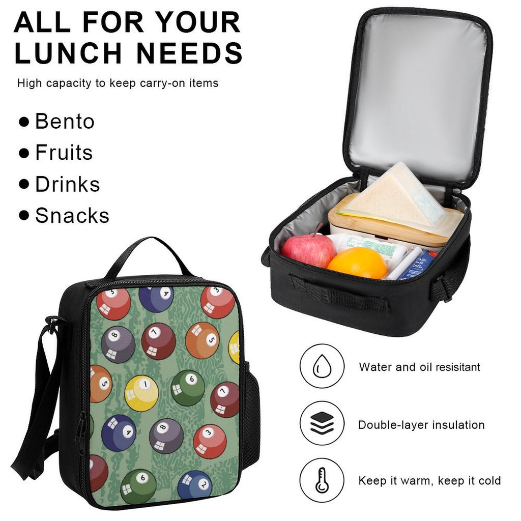 Pool Balls - Three Piece Backpack Set