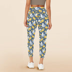 Lemon Seagull Women's High Waist Pockets Yoga Leggings Women's High Waist Pockets Yoga Leggings animal Printed Offshore