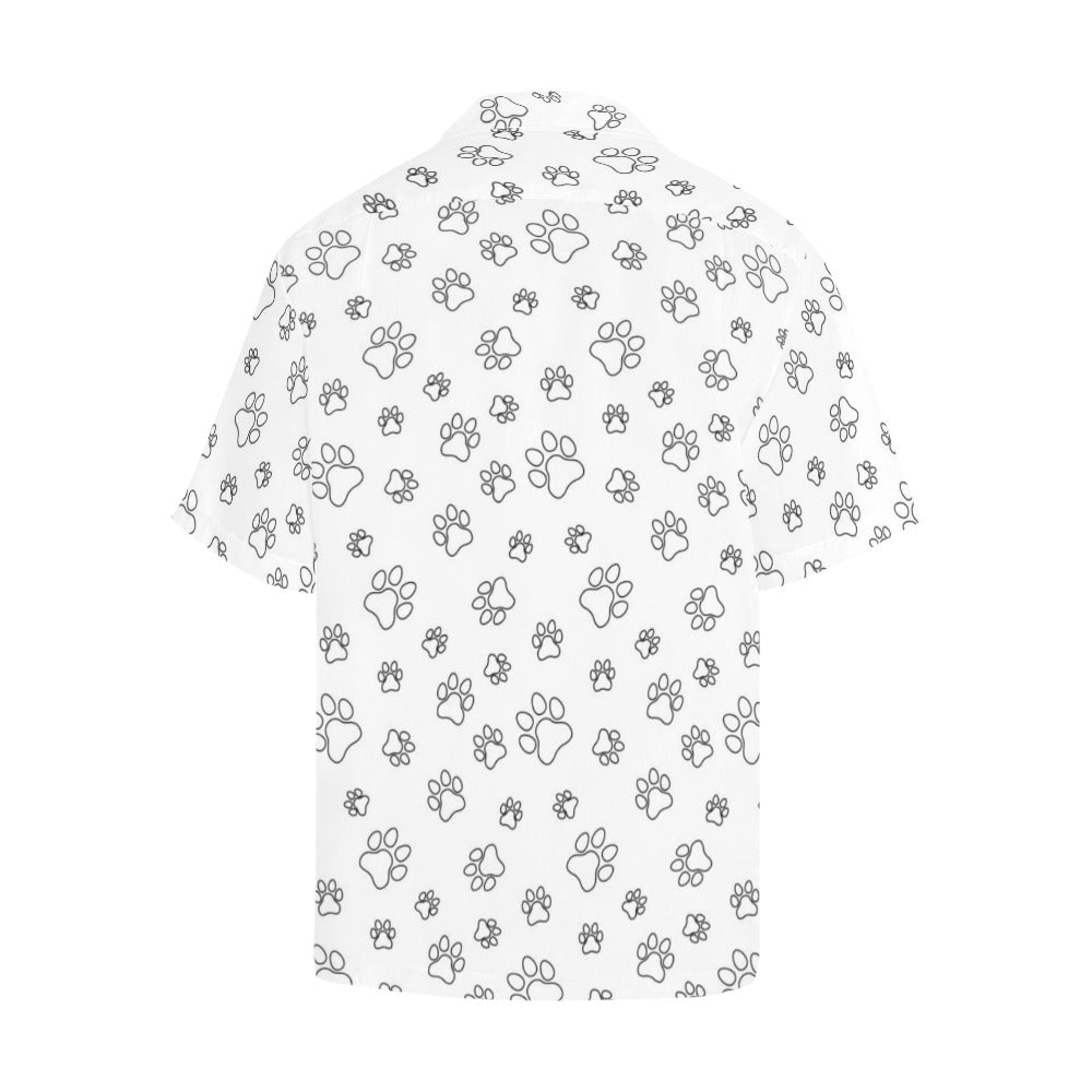 Dog Paws - Mens Hawaiian Shirt