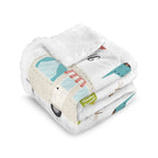Camping Life - Double-Layer Fleece Blanket 51"x59"