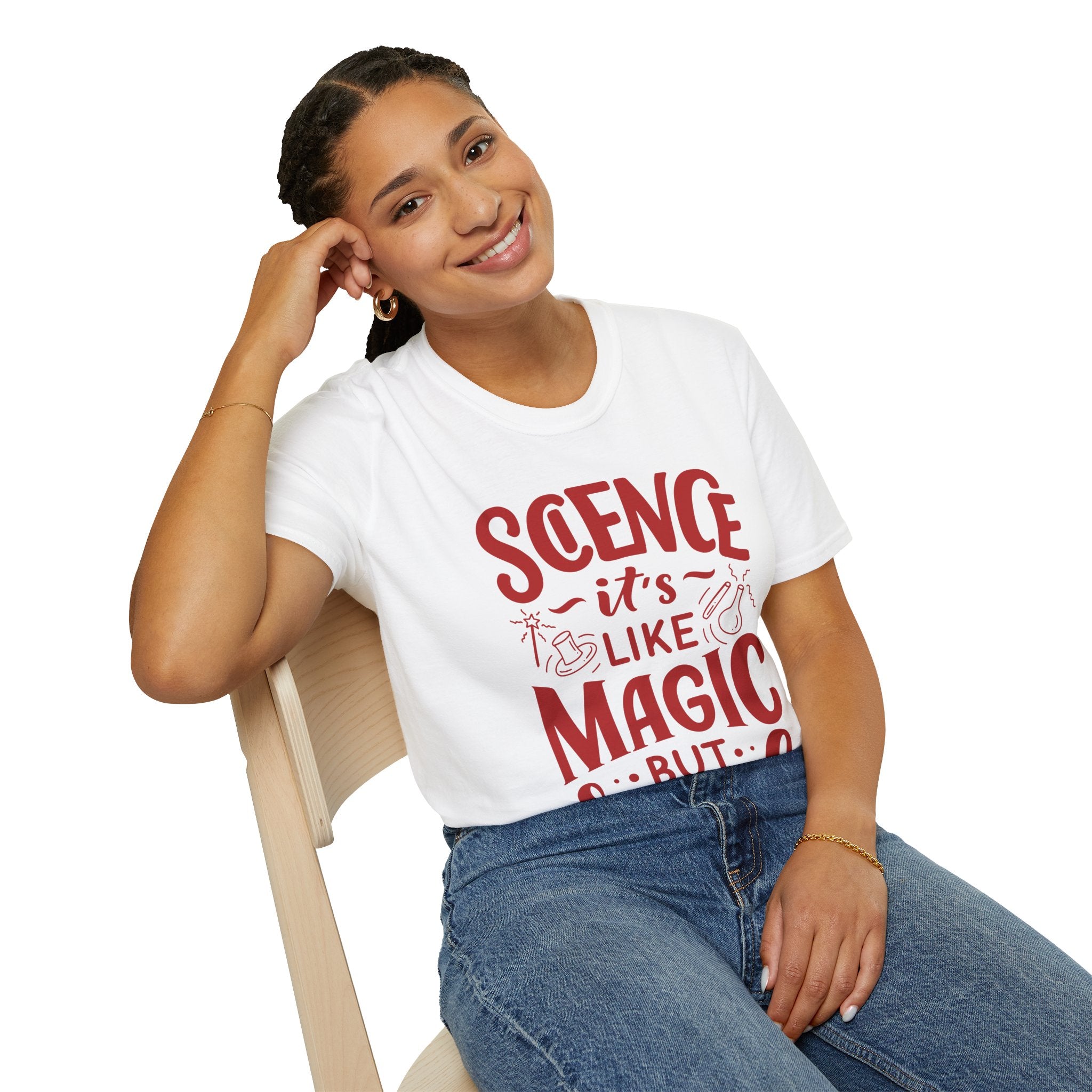 Science, It's Like Magic But Real - Unisex Softstyle T-Shirt