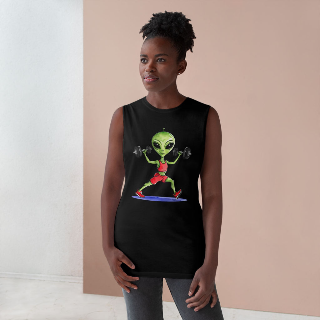 Alien Workout - Unisex Barnard Tank