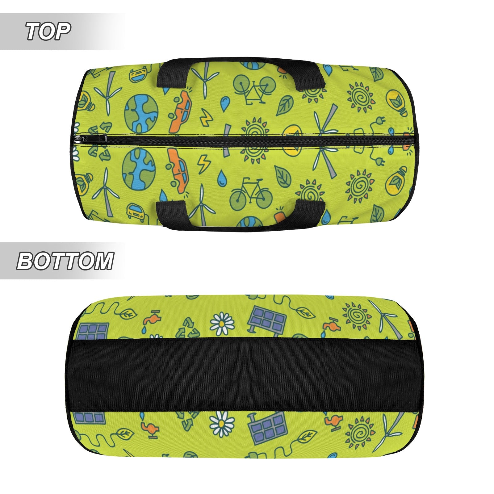 Go Green Duffle Bag Duffle Bag Printed Offshore