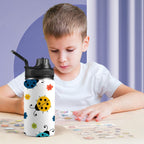 Ladybugs - Kids Water Bottle with Chug Lid (12 oz) Kids Water Bottle with Chug Lid animal Printed Offshore