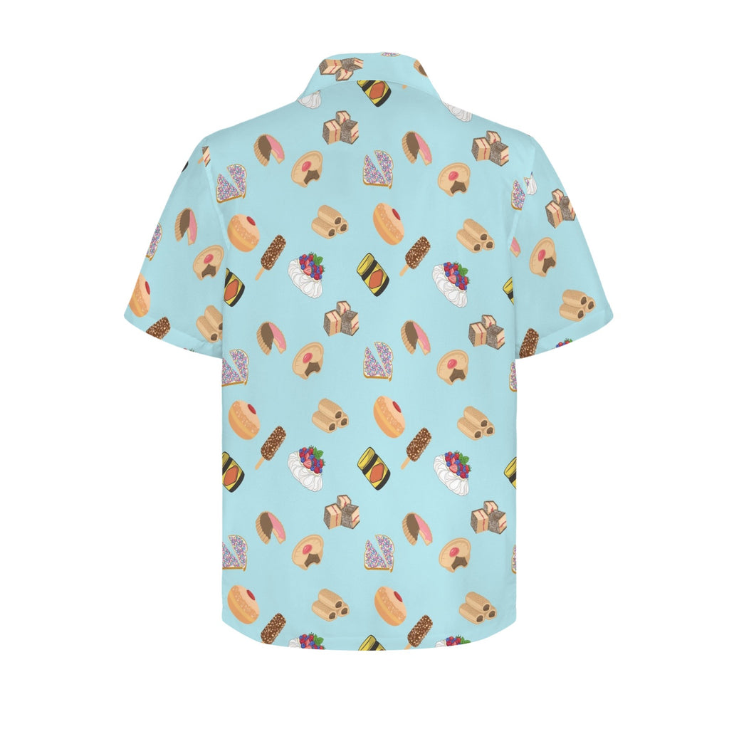 Classic Aussie Food Icons Men's Hawaiian Shirt (New)