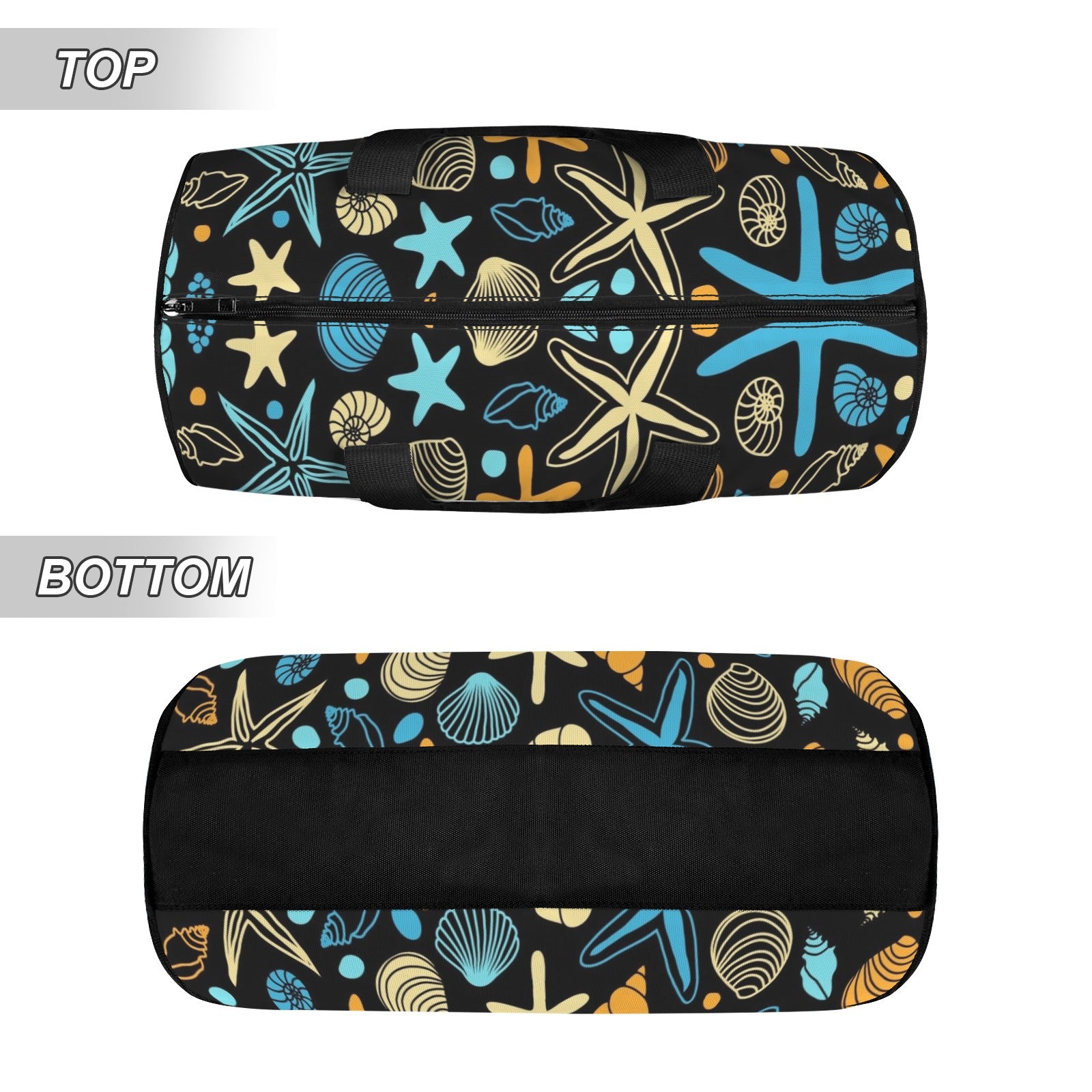 Starfish And Shells Duffle Bag Duffle Bag Printed Offshore