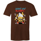 Sweet And Salty, Ice Cream And Fries - Mens T-Shirt Dark Chocolate Mens T-shirt Food Printed In Australia