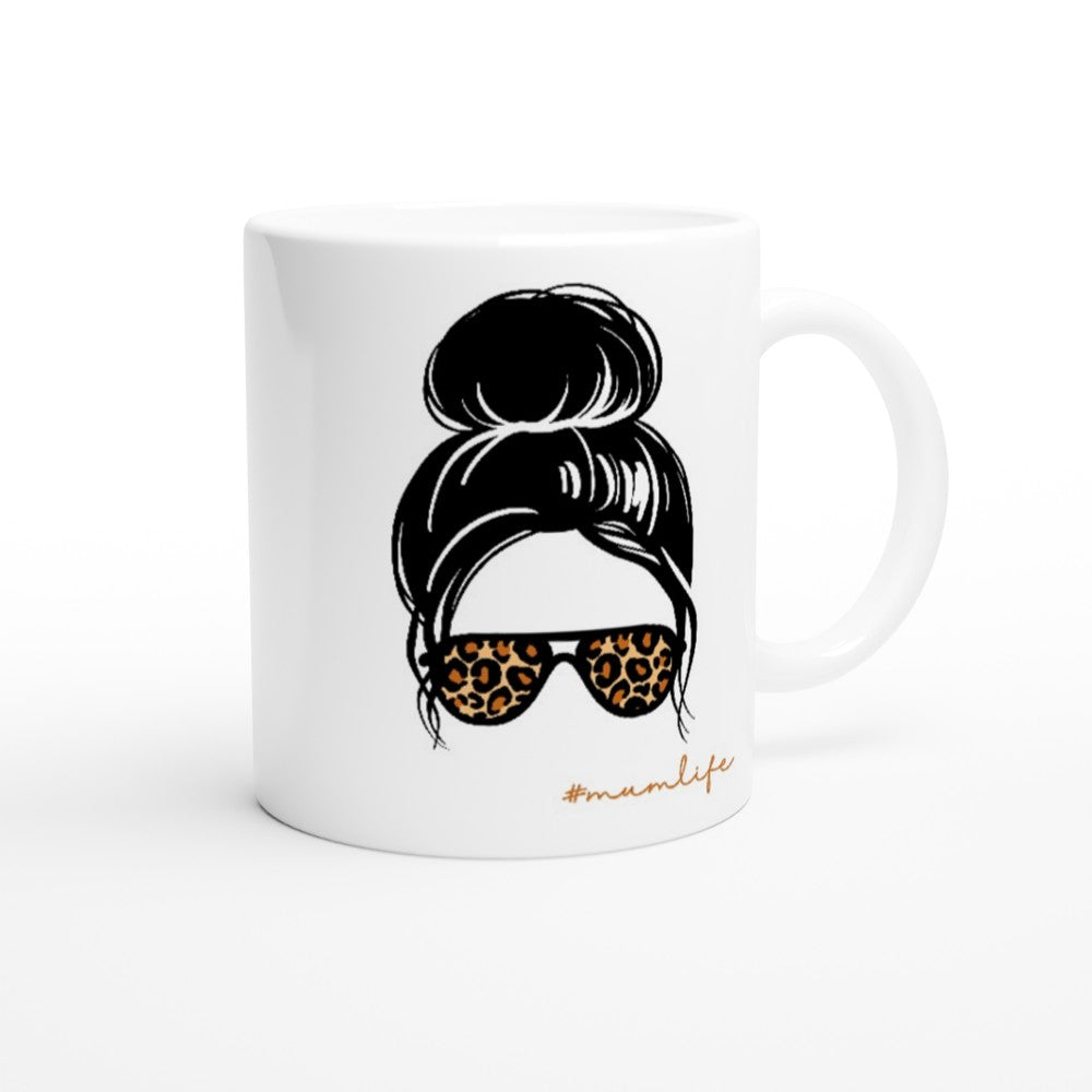 Mumlife - White 11oz Ceramic Mug White 11oz Mug Globally Fulfilled mum