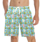 Summer Surf Men's Mid-Length Beach Shorts 5XL Men's Mid-Length Beach Shorts Printed Offshore Surf