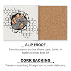 Gamer - Ceramic Coasters (Square) Ceramic Coasters Games Printed Offshore