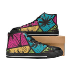 Palm Trees - Women's High Top Canvas Shoes