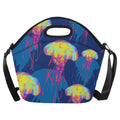 Bright Jellyfish - Neoprene Lunch Bag One Size Neoprene Lunch Bag Printed Offshore