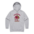 Retro TV, Technical Difficulties Women's AS Colour Hoodie Grey Marle Womens Hoodie Printed In Australia Retro Tech