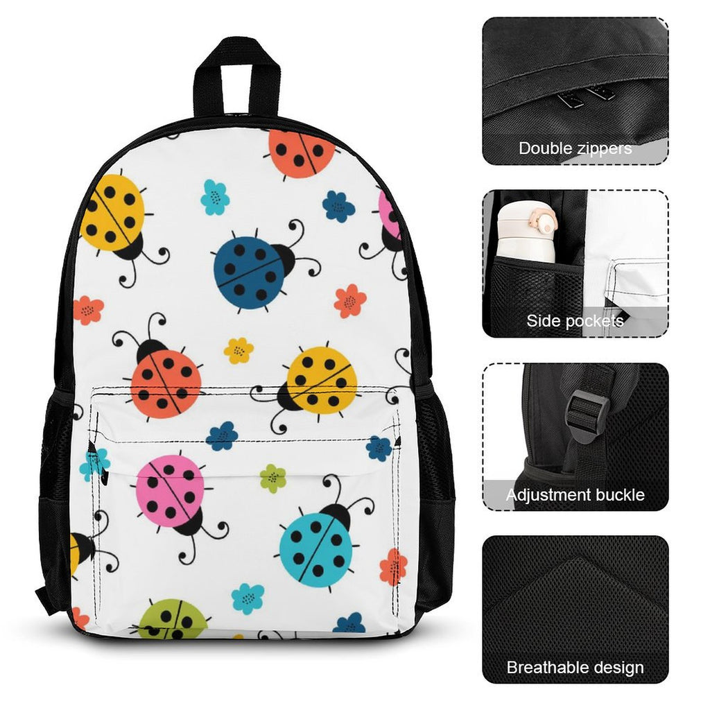 Ladybugs - Three Piece Backpack Set