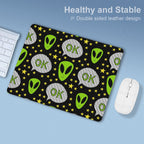 Alien OK Leather Mouse Pad Leather Mouse Pad Printed Offshore Sci Fi