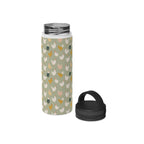 Chicken Life Stainless Steel Water Bottle, Handle Lid Stainless Steel Water Bottle With Handle Lid animal Globally Fulfilled