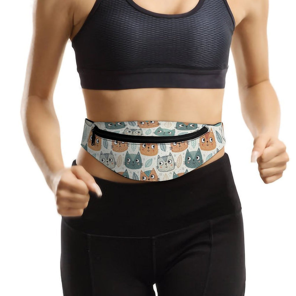 Cute Cat Faces - Bum Bag / Fanny Pack