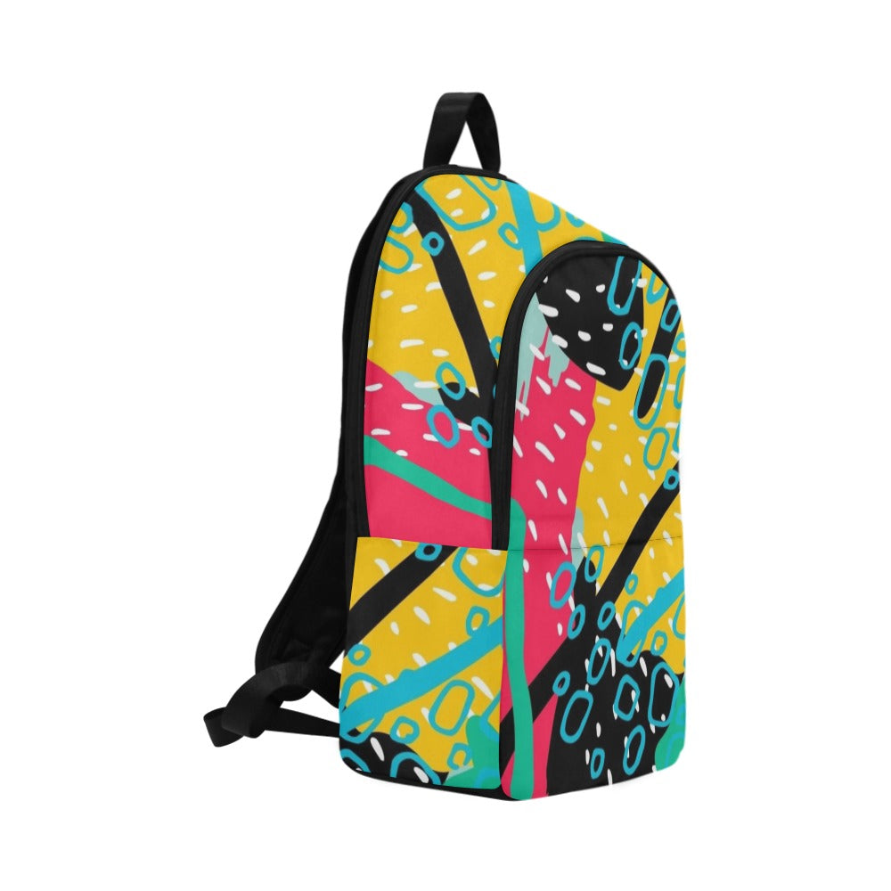 Bright And Colourful - Fabric Backpack