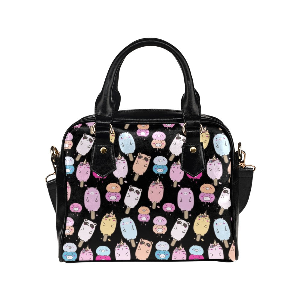 Cute Animal Ice Blocks - Shoulder Handbag (Model 1634) Shoulder Handbags (1634)