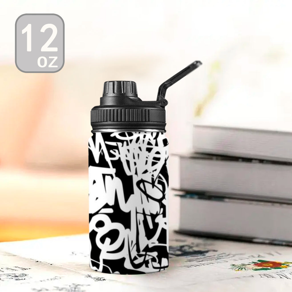 Graffiti - Kids Water Bottle with Chug Lid (12 oz) Kids Water Bottle with Chug Lid Printed Offshore