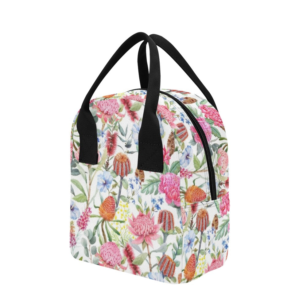 Australian Flowers - Zipper Lunch Bag Zipper Lunch Bag Printed Offshore