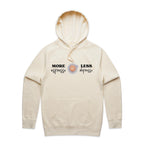 More Espresso, Less Depresso Men's AS Colour Hoodie Ecru Mens Hoodie Coffee Printed In Australia