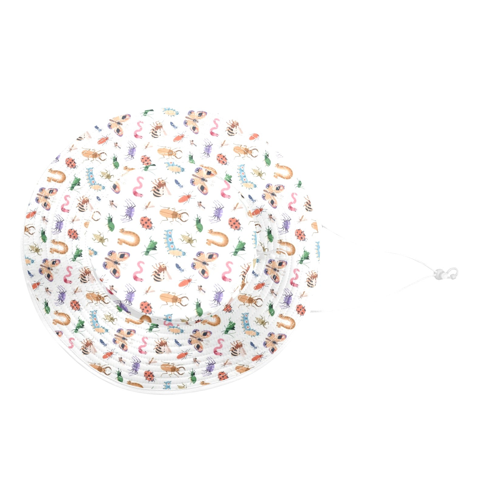 Cute Bugs Wide Brim Bucket Hat Wide Brim Bucket Hat animal Printed Offshore