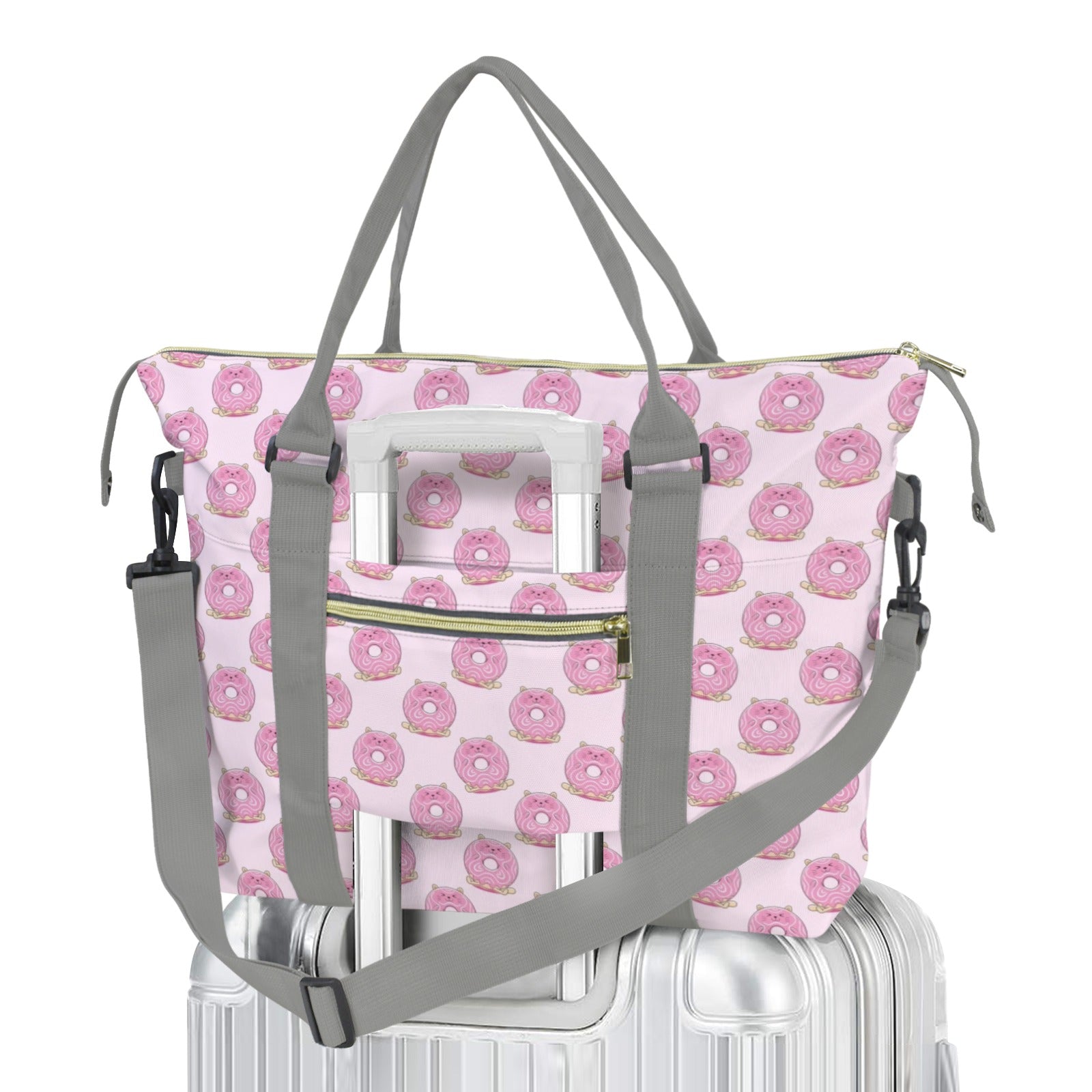 Cat Doughnuts Duffle Bag-Simple (Model 1715) One Size Duffle Bag-Simple (1715)