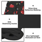 Cherries On Black Women's Twisted Sole Sneakers