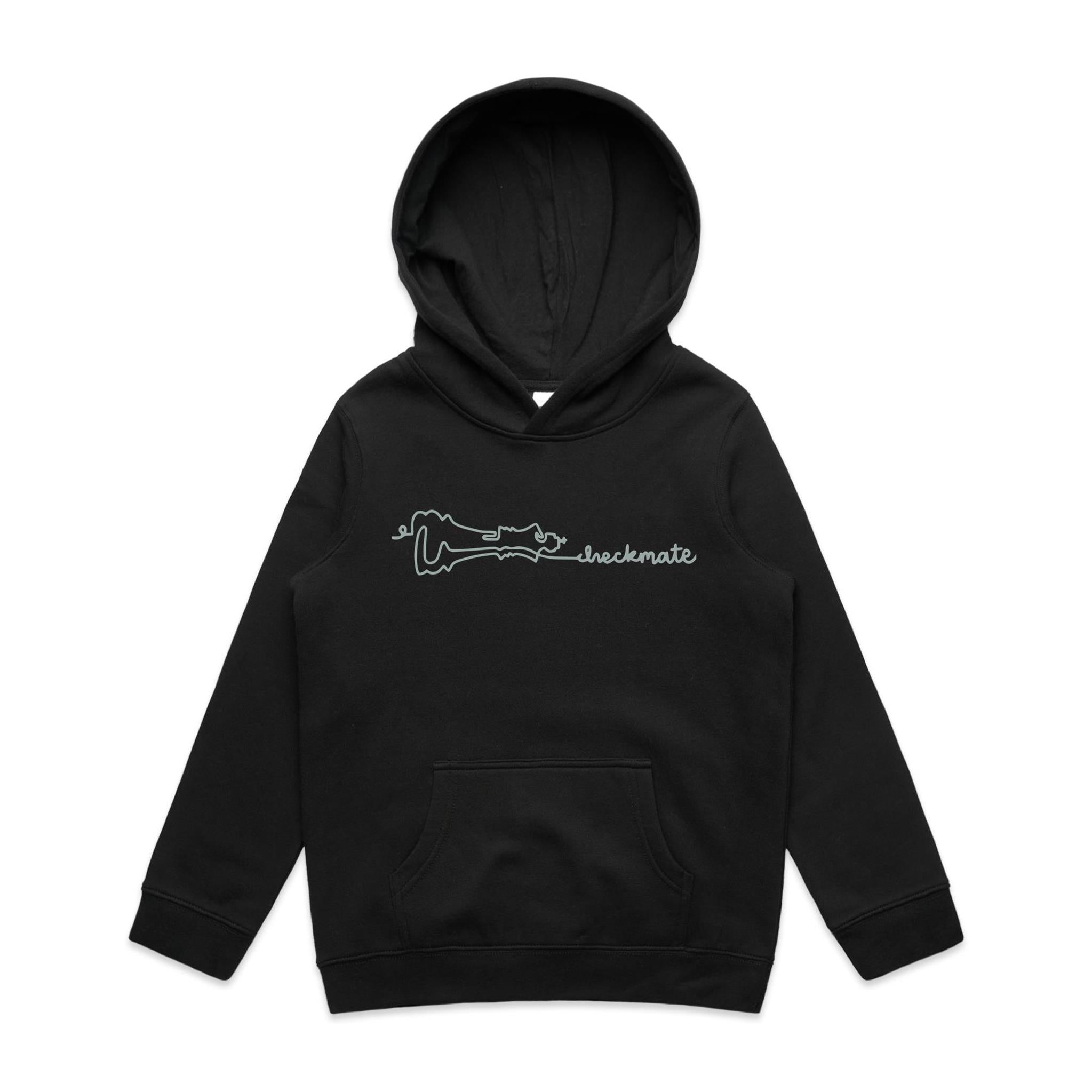 Checkmate, Chess - Kids Hoodie Black Kids Hoodie Printed In Australia