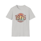 Turning 50 1976 Classic Unisex Softstyle T-Shirt Ice Grey Unisex Adult T-shirt Australian Printer Birthday Retro
