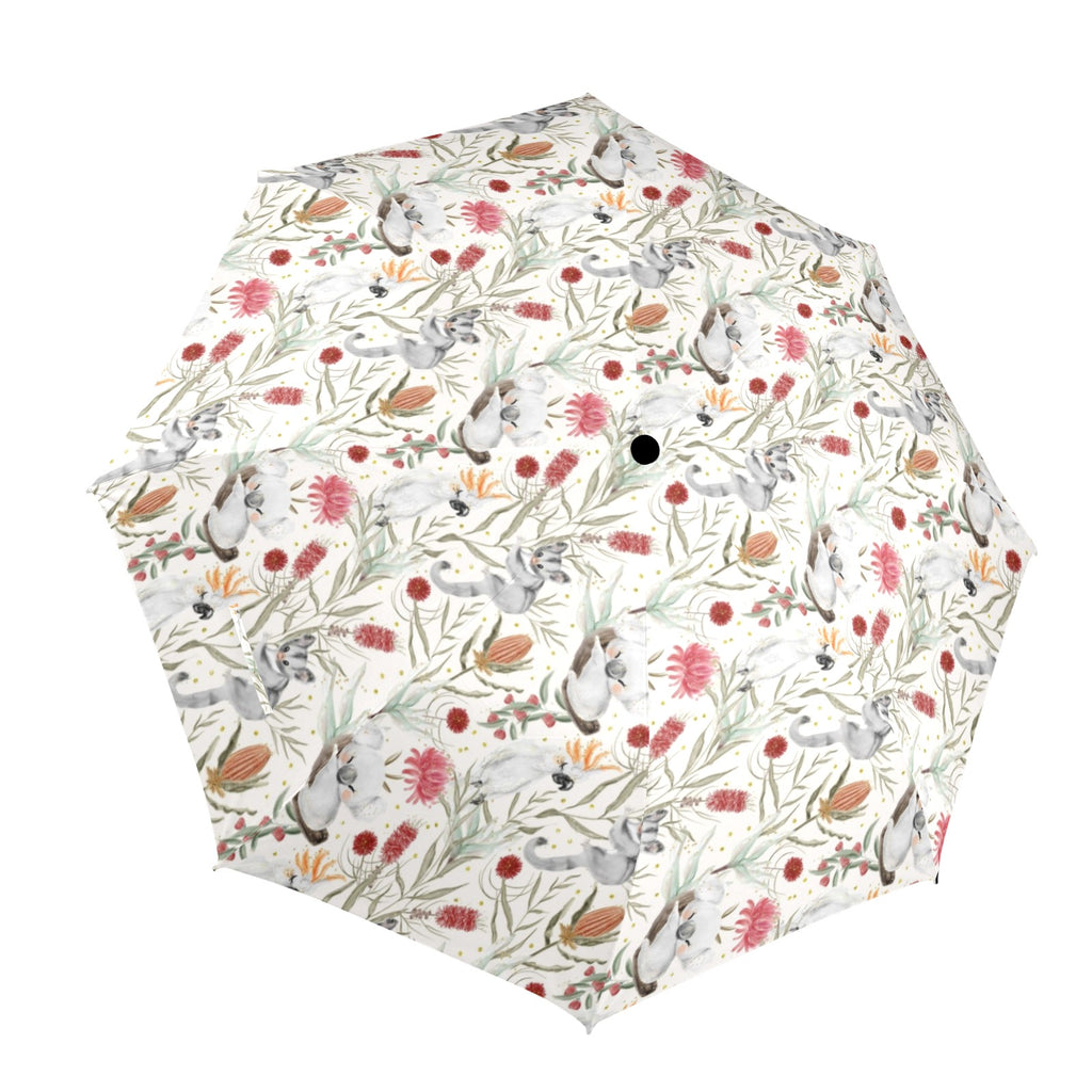 Australian Plants And Animals Umbrella