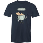 Coffee Time - Mens T-Shirt Navy Mens T-shirt Coffee Printed In Australia
