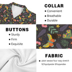 Dark Butterfly - Men's Short Sleeve Hawaiian Shirt