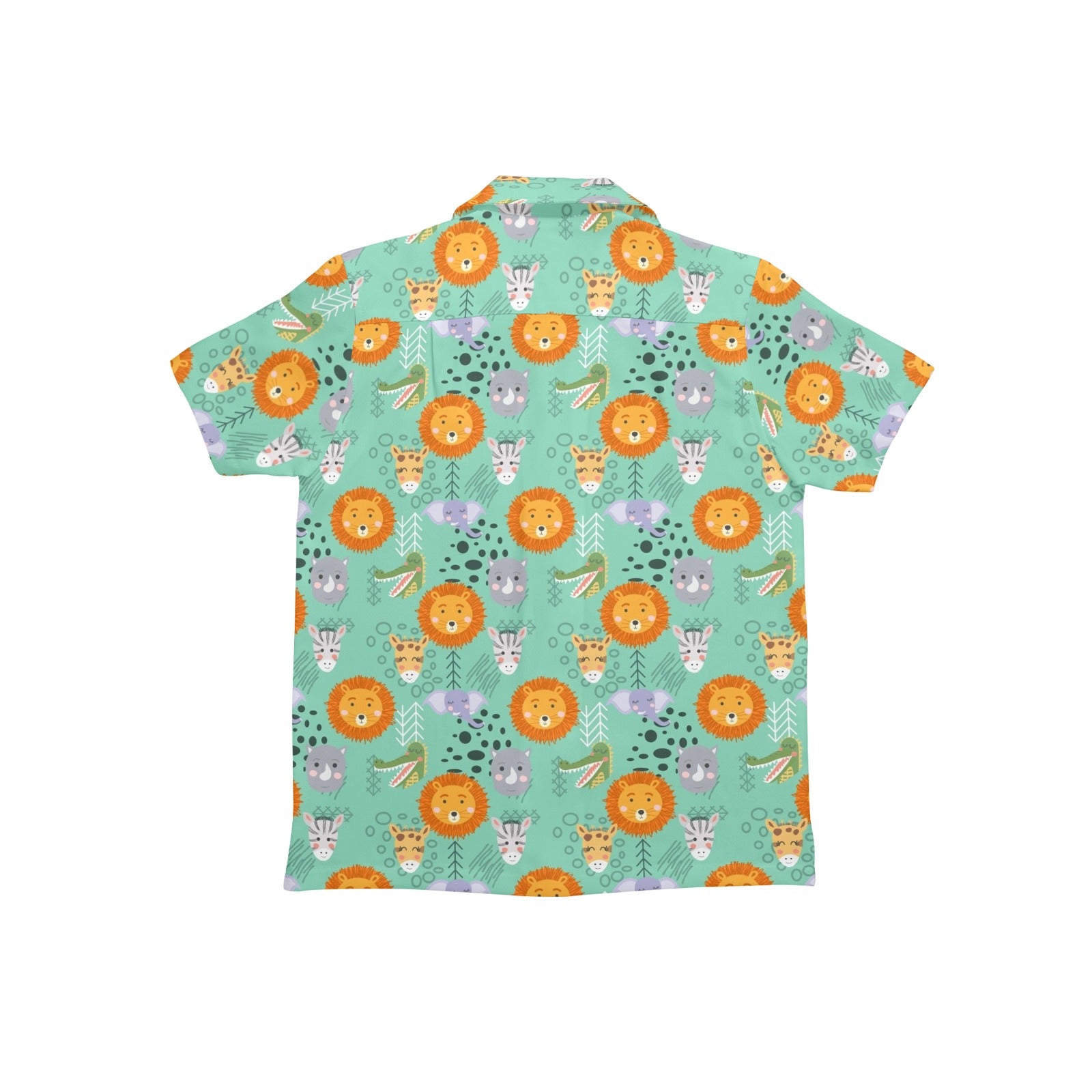 Safari Animals Junior Kids Hawaiian Shirt