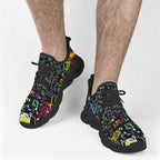 Colourful Maths Formulas Men's Twisted Sole Sneakers