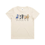 Cute Music Characters Kids AS Colour T-shirt