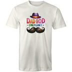 Dad Bod On Point - Mens T-Shirt Natural Mens T-shirt Dad Printed In Australia