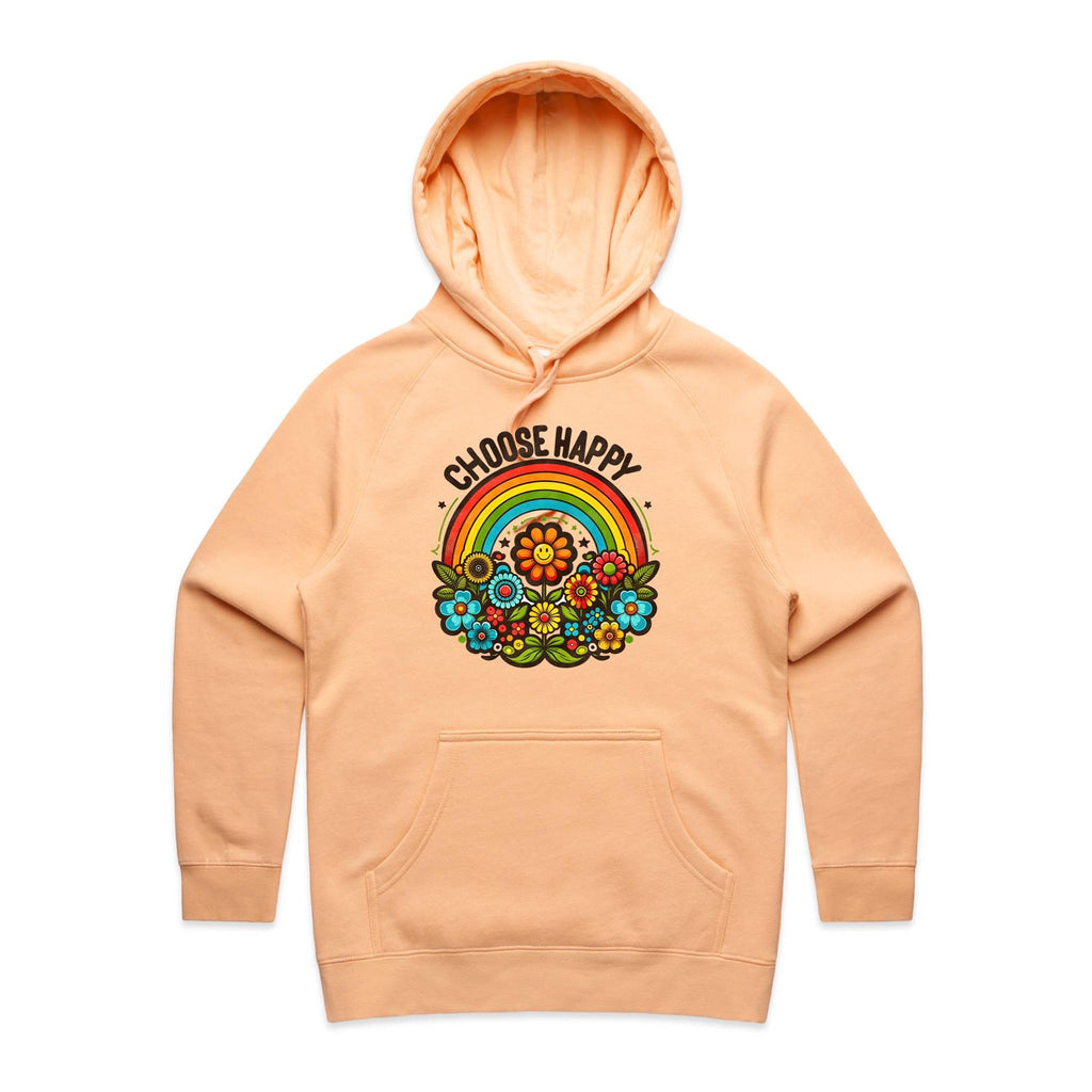 Choose Happy - Womens Hoodie