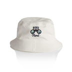 Bird Nerd - AS Colour Bucket Hat Ecru One Size As Colour Bucket Hat animal Printed In Australia