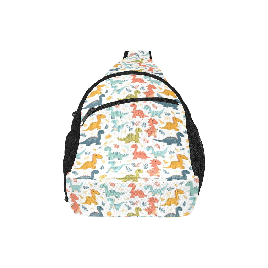 Cute Colourful Dinosaurs Chest Bag Cross Body Chest Bag animal Printed Offshore