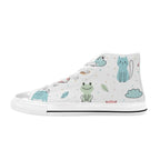 Cute Autumn Creatures - Kids' High Top Canvas Shoes US6Y Kids High Top Canvas Shoes animal Printed Offshore