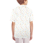 Paw Print Senior Kids Hawaiian Shirt
