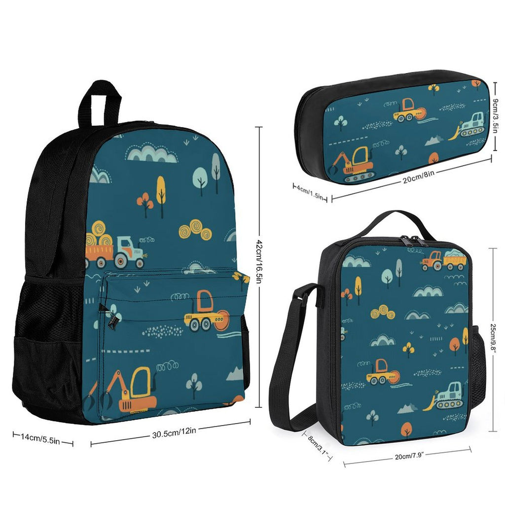 Trucks - Three Piece Backpack Set