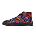 Paisley Swirl Women's High Top Canvas Shoes US12 Womens Classic High Top Shoes Printed Offshore