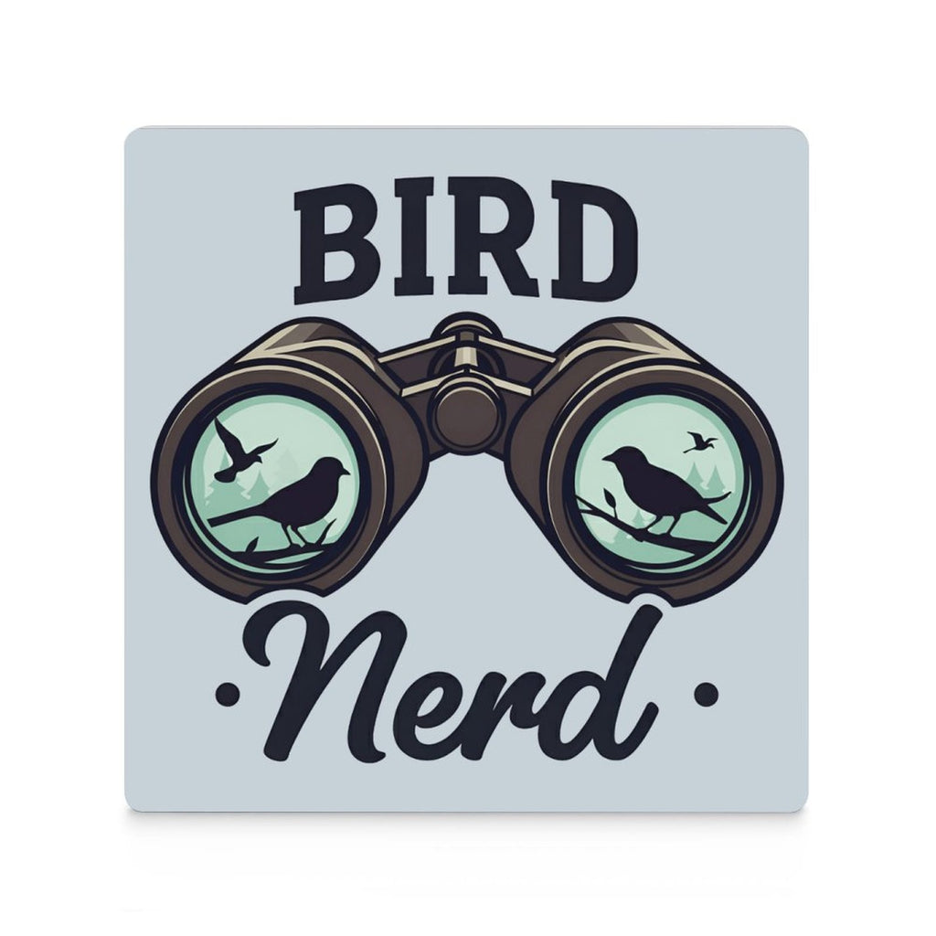 Bird Nerd - Ceramic Coasters (Square) Ceramic Coasters animal Printed Offshore