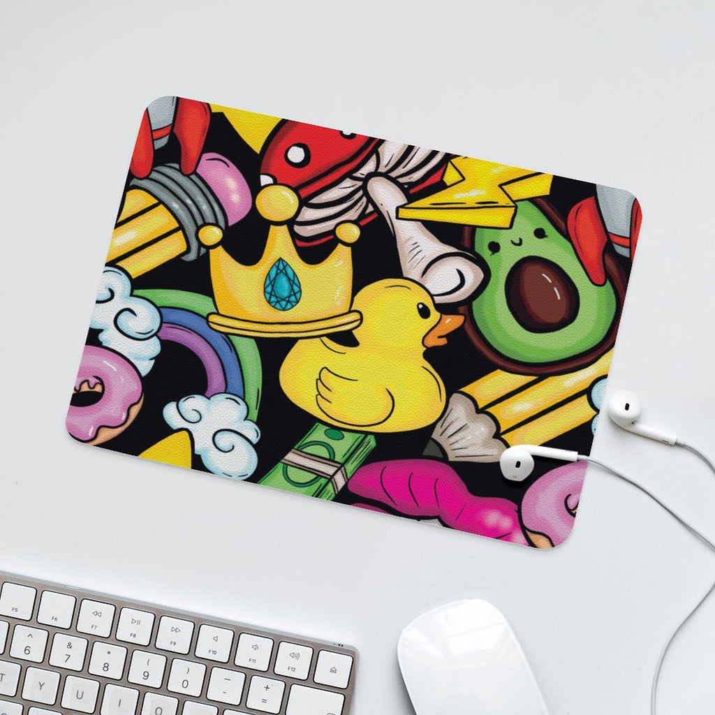 Bright And Cute - Leather Mouse Pad Leather Mouse Pad Printed Offshore