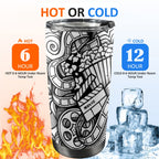 Entertainment - 20oz Mobile Tumbler with Lid (Black Lock) 20oz Travel Mug Printed Offshore